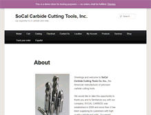 Tablet Screenshot of en.socalcarbide.com
